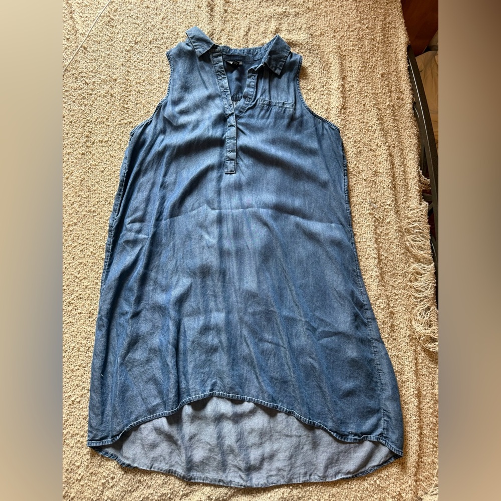 Massimo Blue High Low Dress